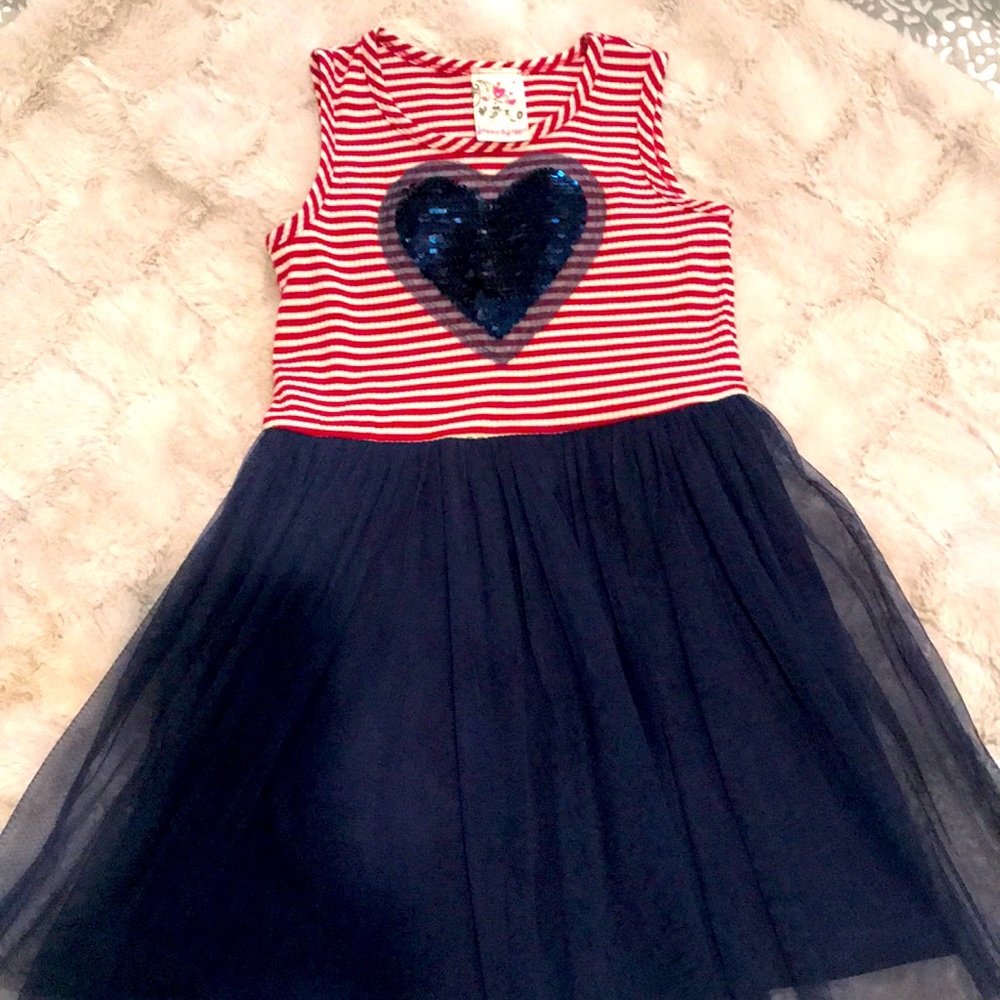 Girls nautical themed or patriotic dress